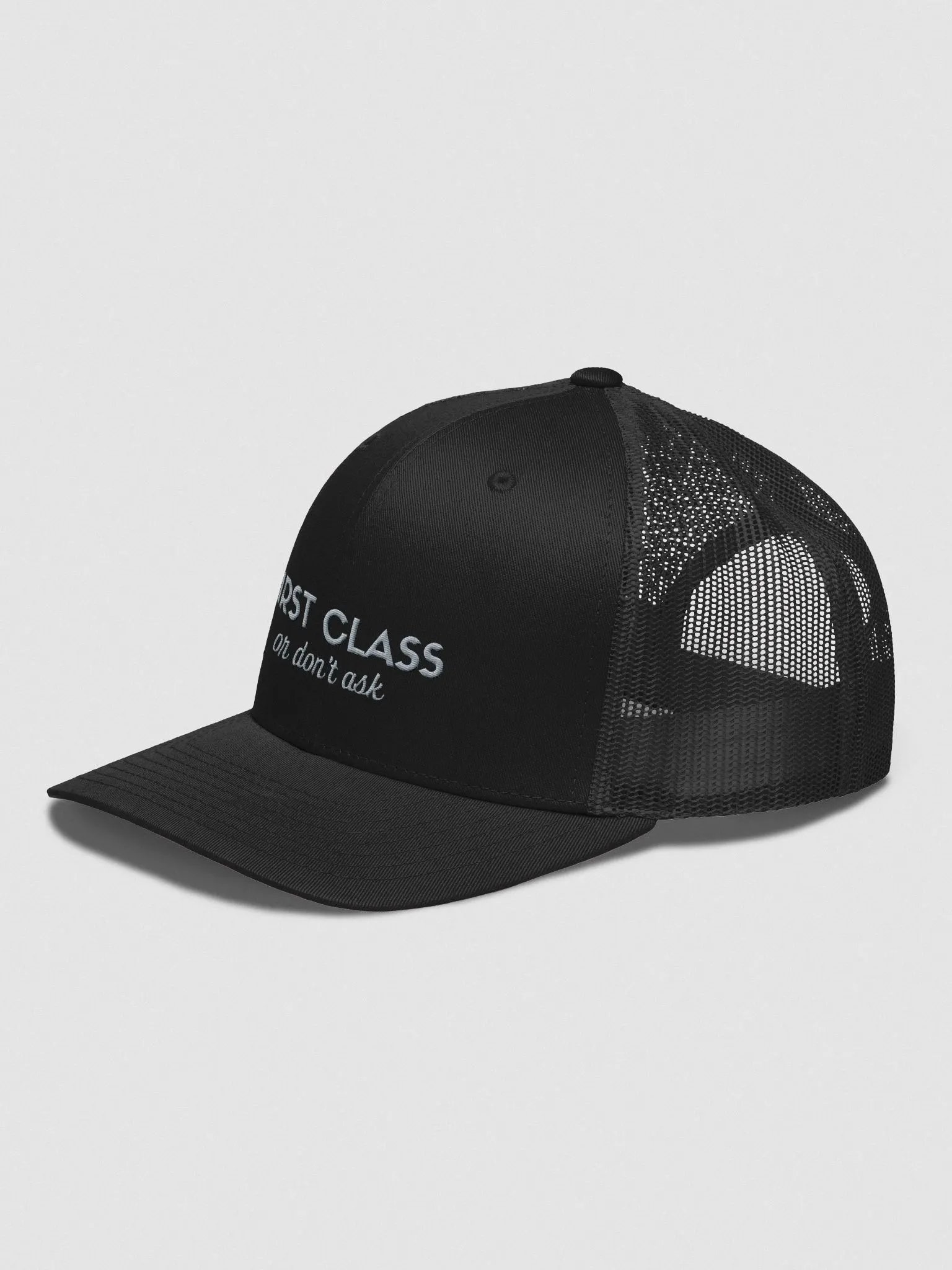FIRST CLASS or don't ask Trucker Snapback product image (4)