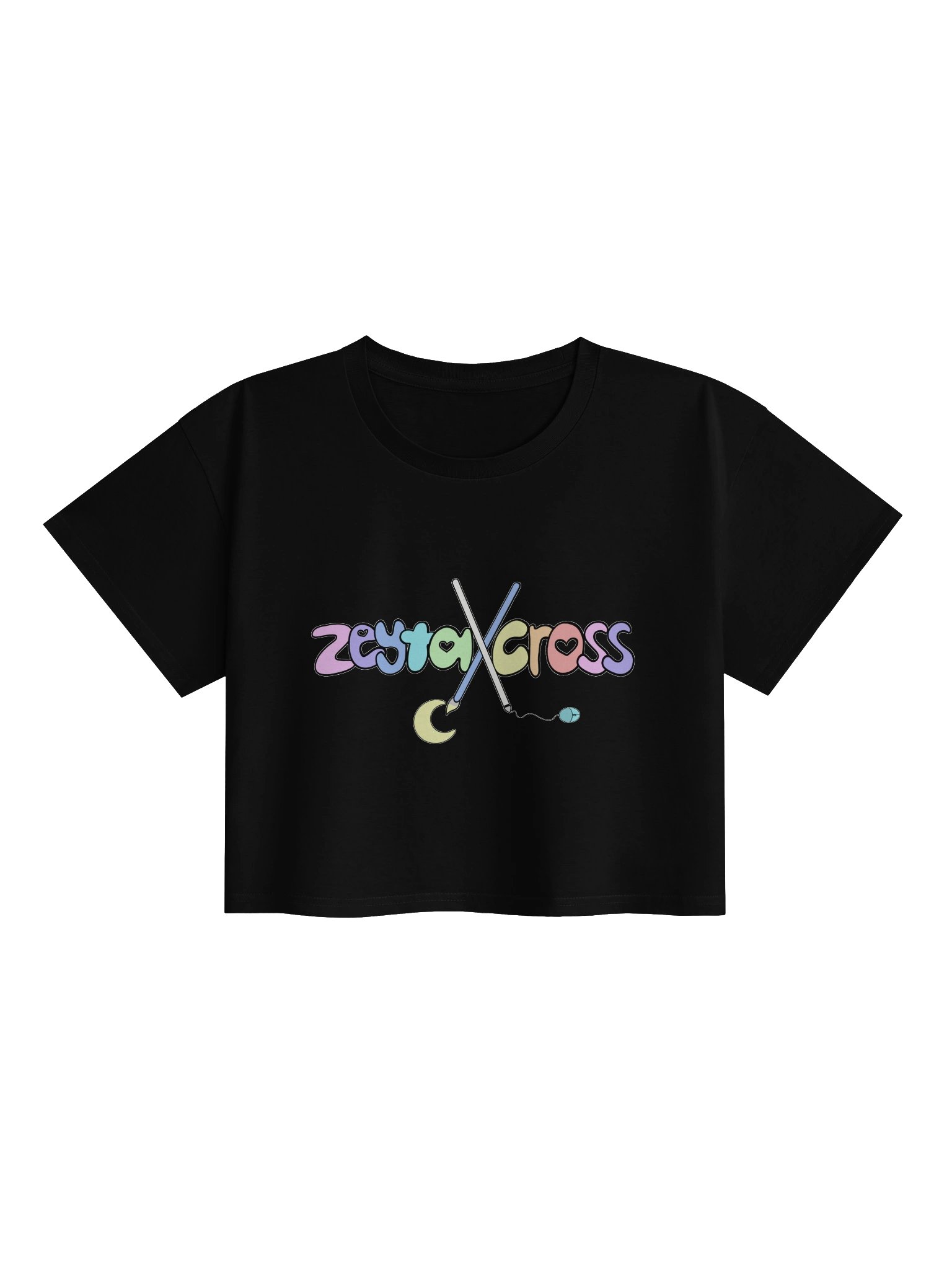 Cropped T-shirt - Zeyta Cross Logo product image (1)