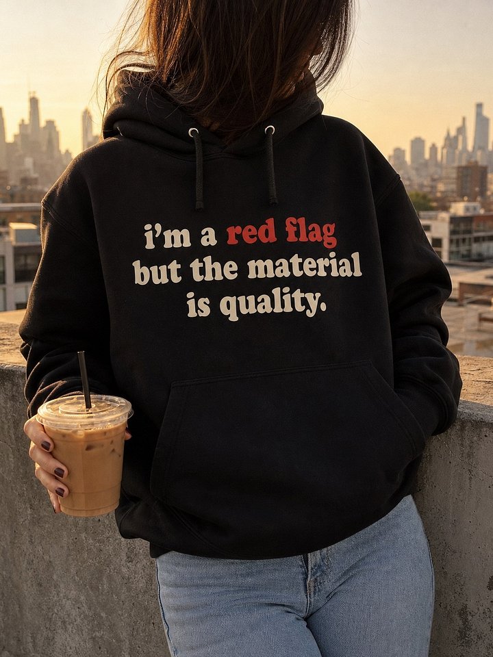Red Flag, Quality Hoodie product image (1)