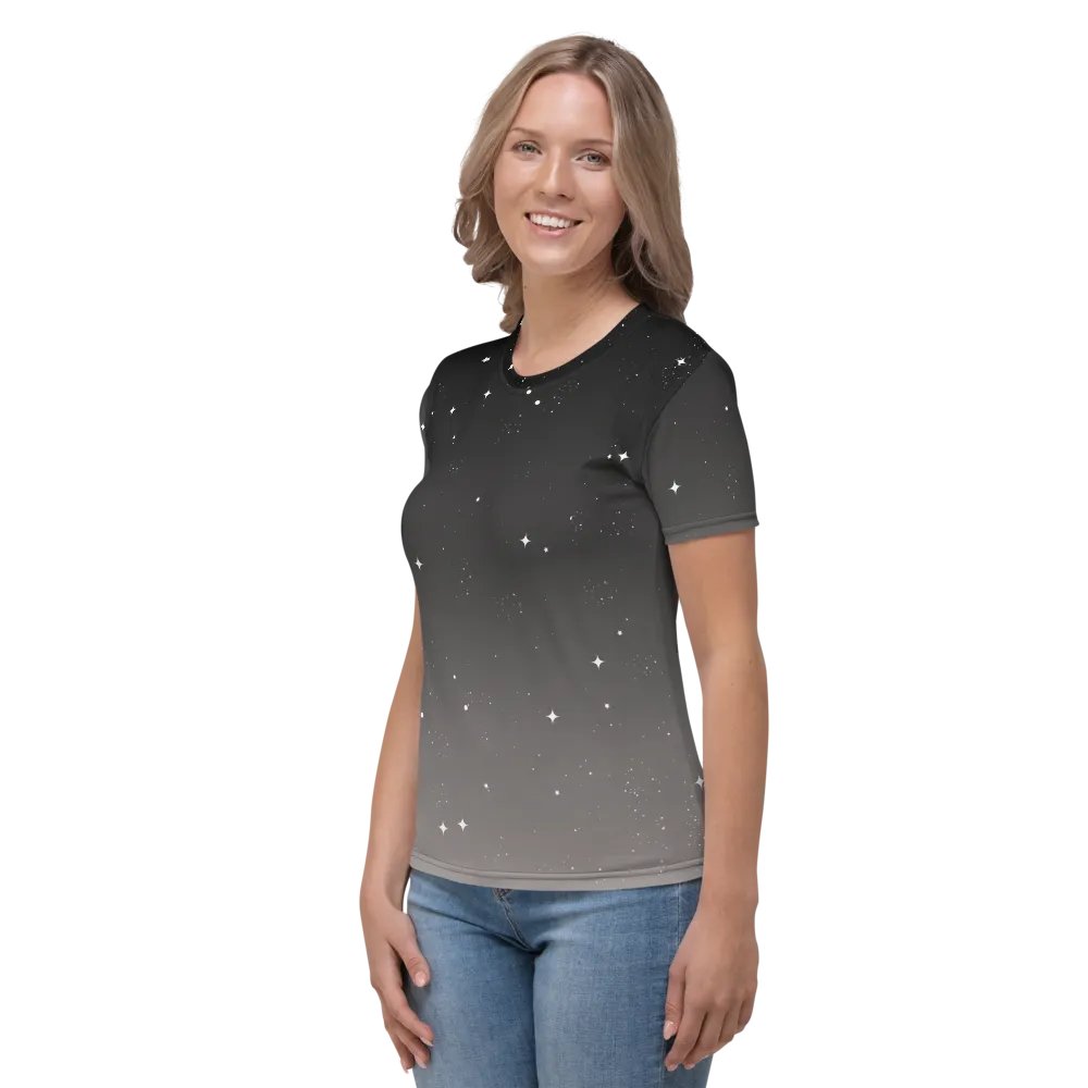 Starry Sky Night Women's T-Shirt product image (2)