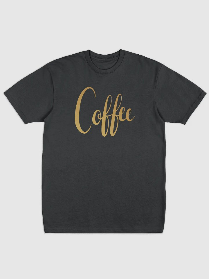 Golden Coffee Word Men's Tee product image (1)