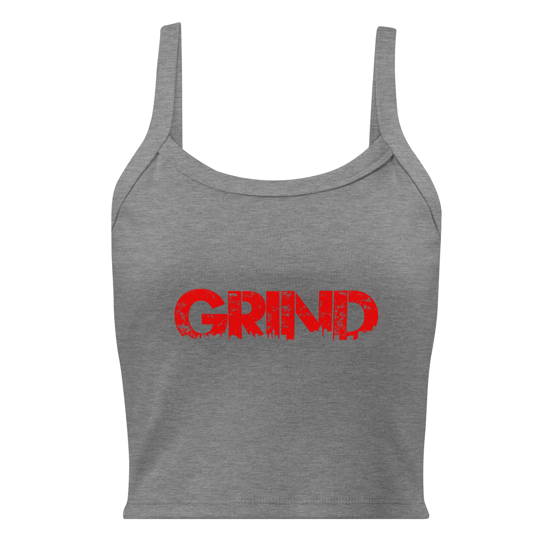 GRIND Drip Effect Ribbed Tank Top product image (3)
