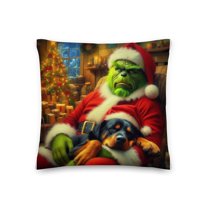 Grinch & Rottweiler All-Over Print Pillow product image (3)