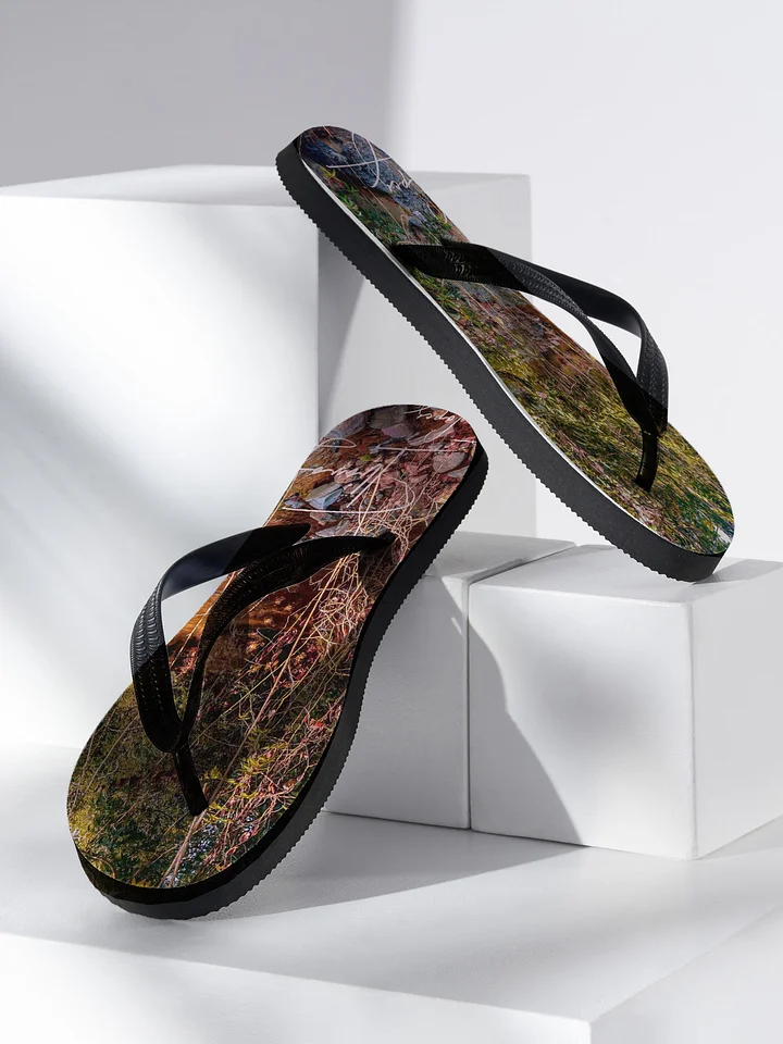 Serene Stream Custom Flip-Flops product image (2)