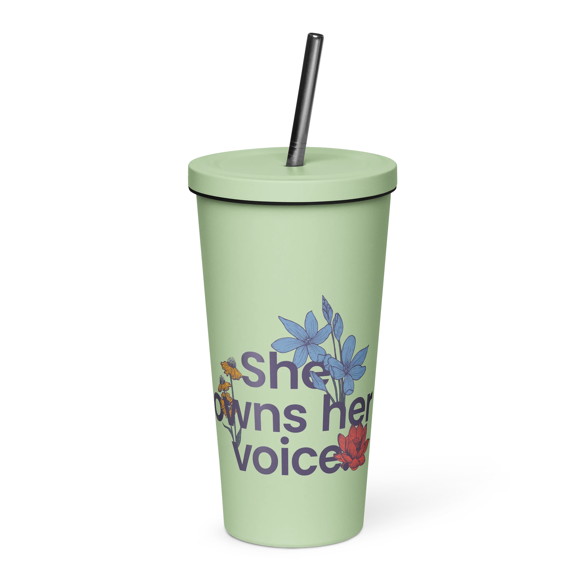 She Owns Insulated Tumbler product image (1)