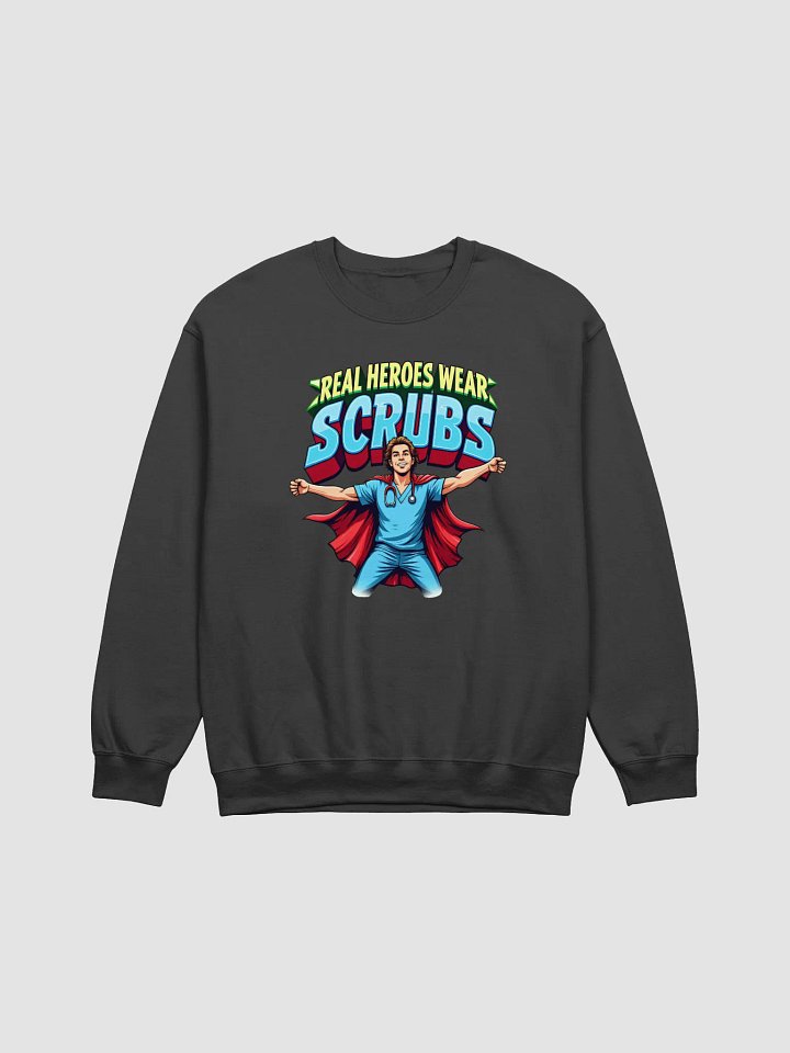 Superhero Scrubs Crewneck Sweatshirt product image (2)