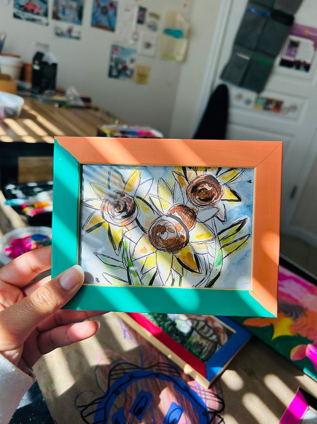 Art prints with 1-1 unique frames 