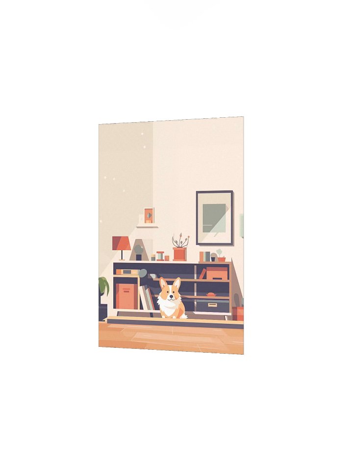 Book Lover Corgi Reading Nook Poster product image (11)