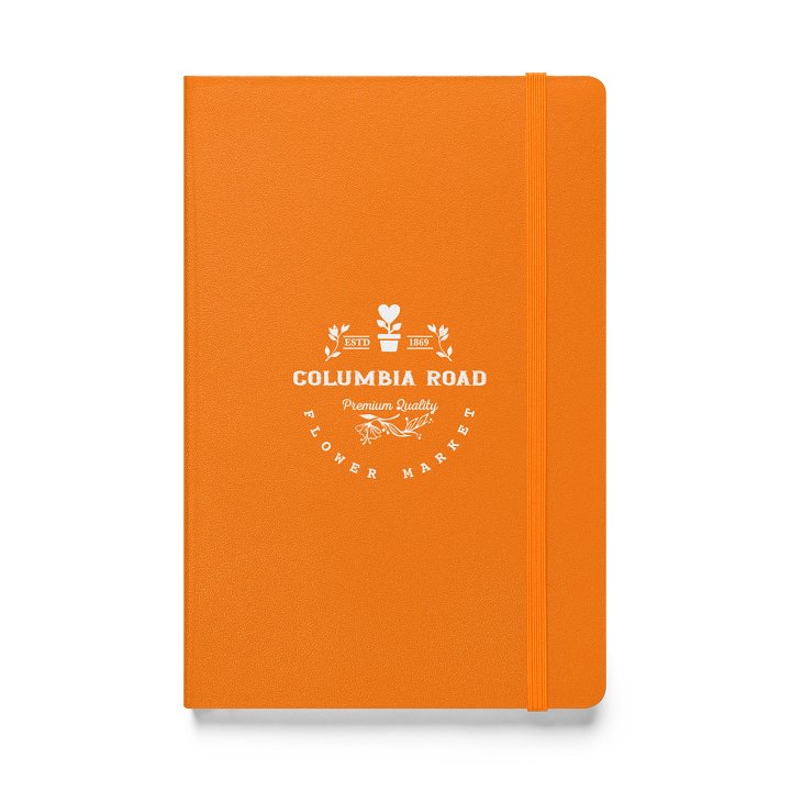 Columbia Road Market Hardcover Notebook (Orange) product image (1)