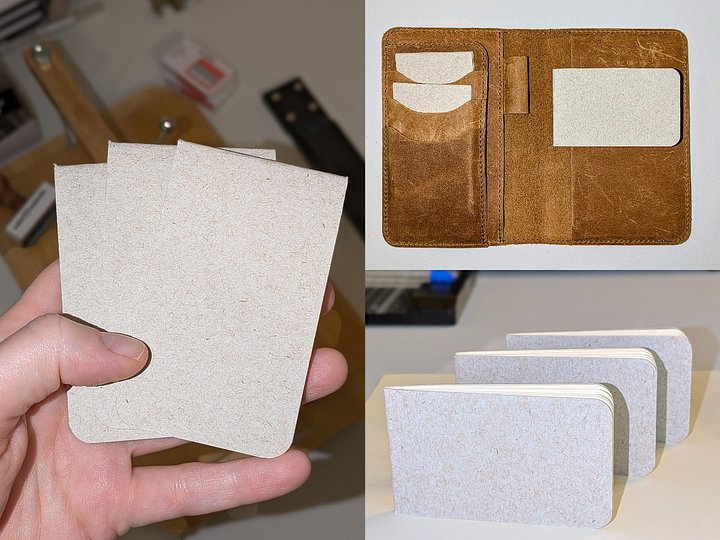 Wallet Notebooks (3-pack) - Chipboard product image (1)