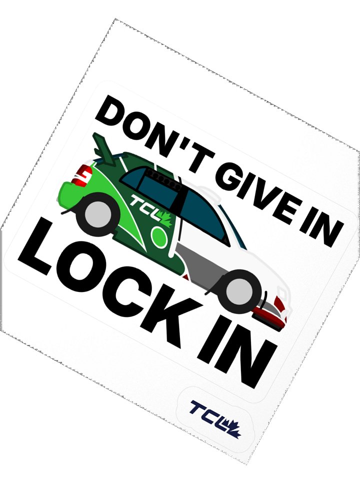 DON'T GIVE IN LOCK IN sticker (Vera) product image (1)