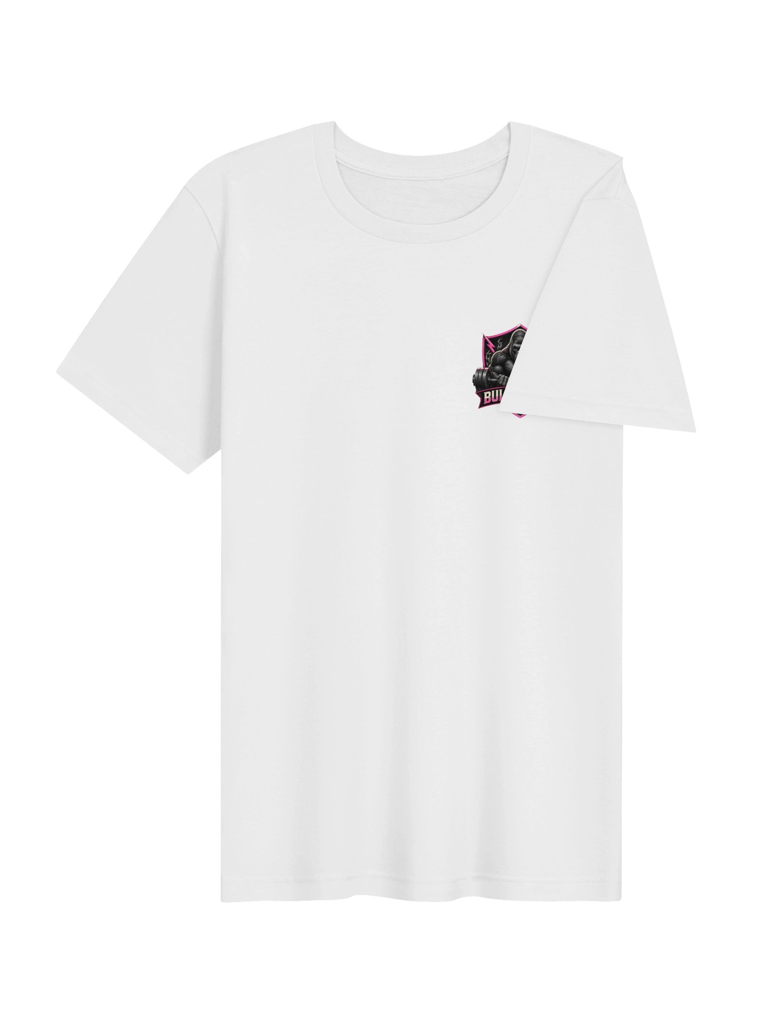 Bully The Day Stacked Tee - White/Pink product image (3)