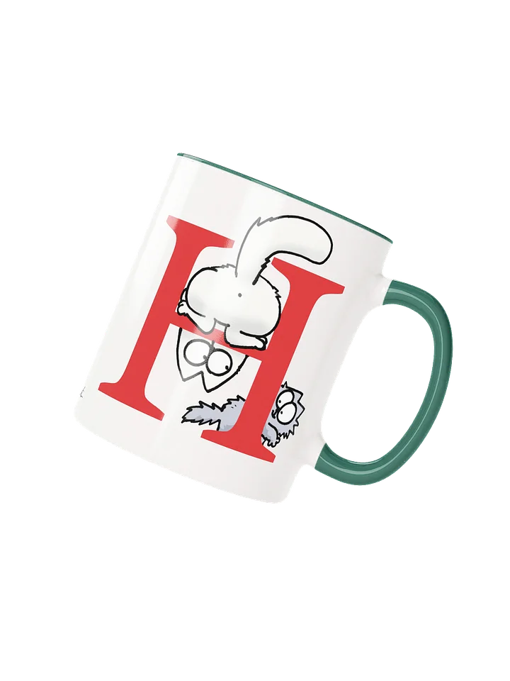Cat Monogram Mug - H product image (1)