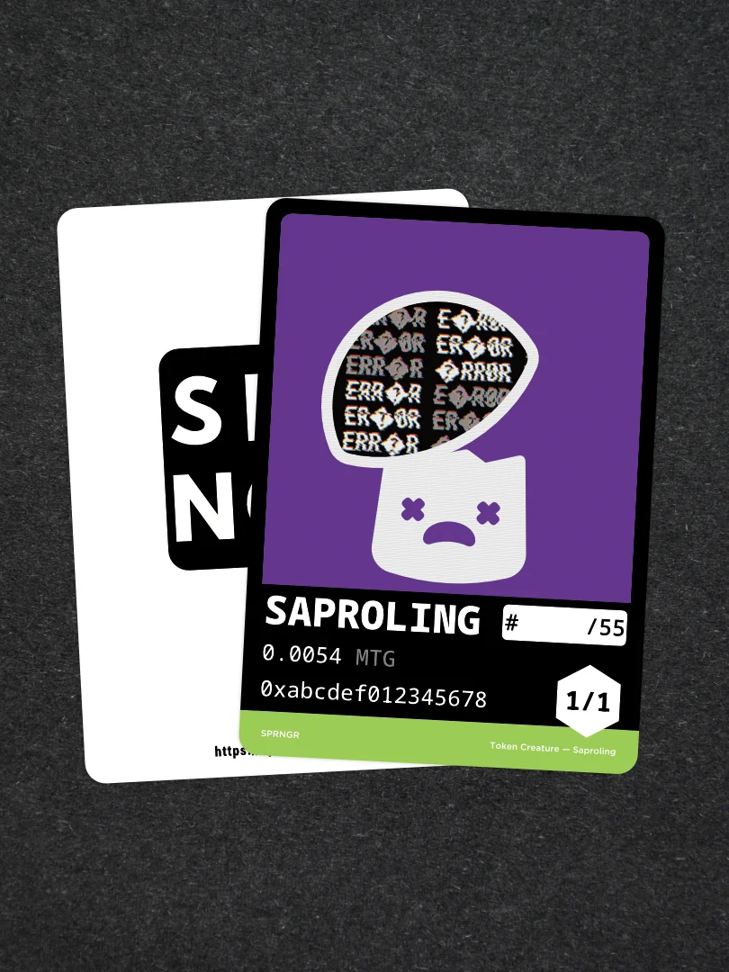 NFT Saproling Token product image (1)