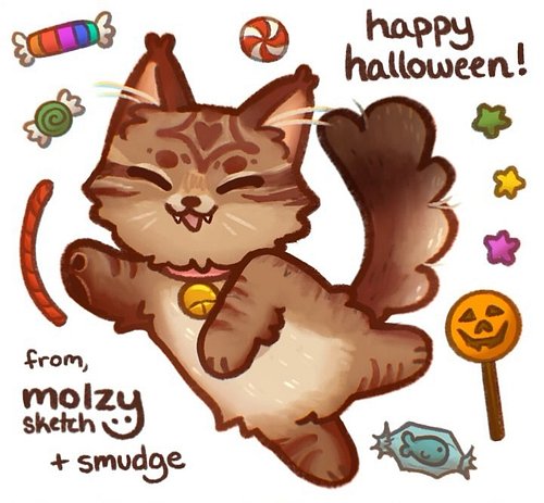 Happy Halloween from me & Smudge! :)