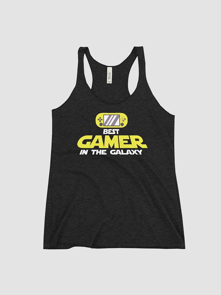 Best Gamer in the Galaxy ~Bella and Canvas Ladies Triblend Racerback Tank product image (1)