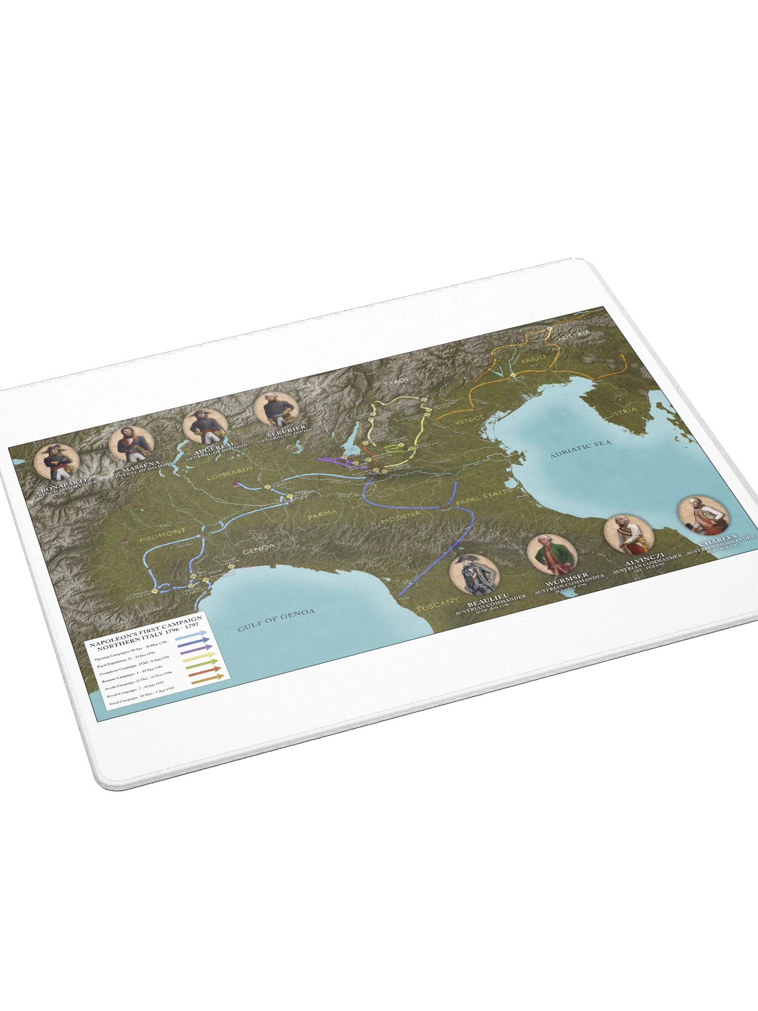 Napoleon's First Campaign - Gaming Mouse Pad product image (4)