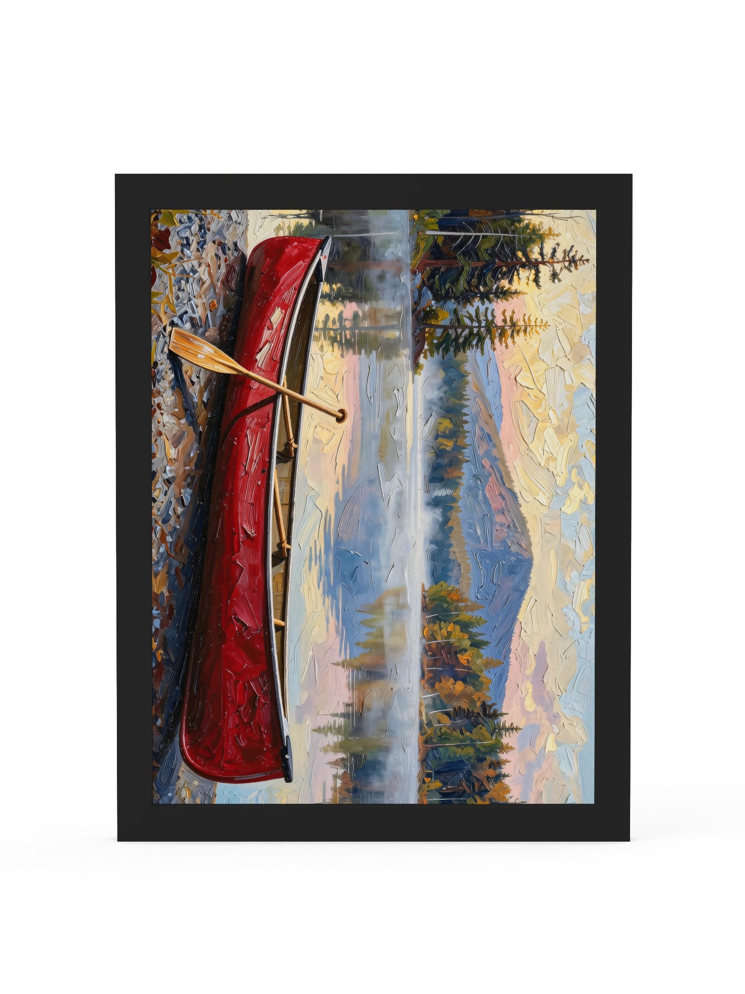 Canoe in Morning Mist Framed Print product image (7)