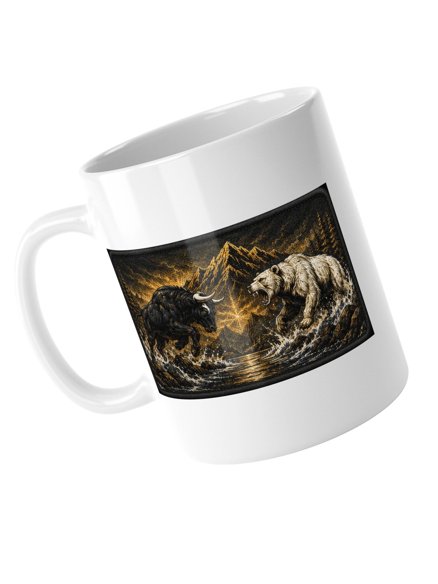 Bull vs Bear Mountain Clash Mug product image (13)