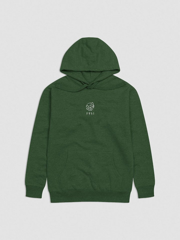 Embroidery fleece hoodie product image (1)