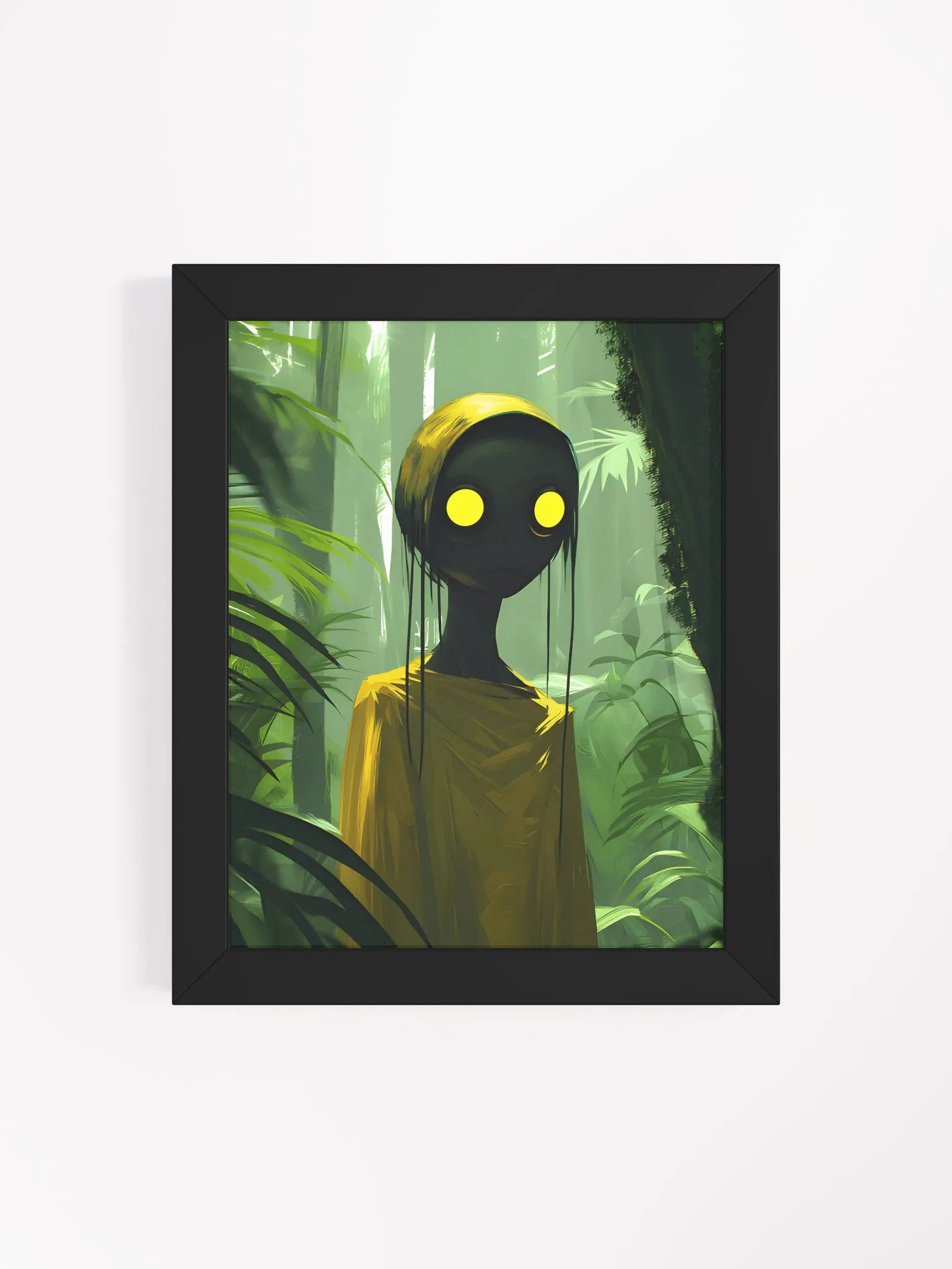 Framed wall art, titled 'Midnight stroll' product image (3)