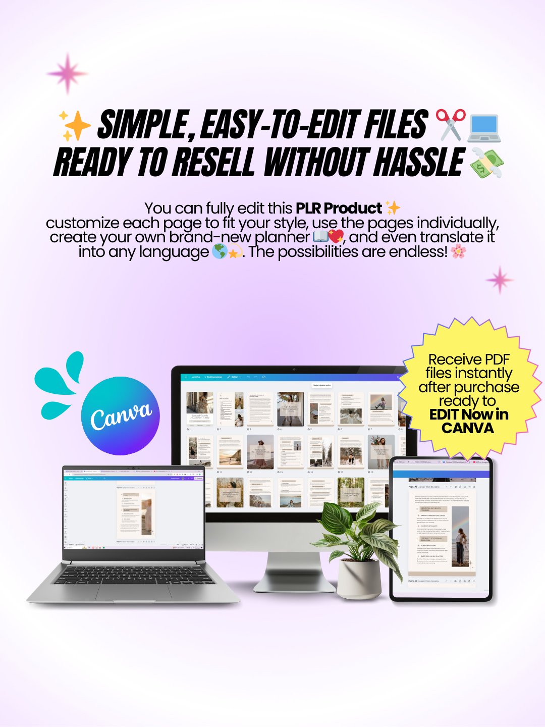 7 Wellness & Self Care eBooks + Workbooks Bundle | MRR PLR Bundle product image (12)