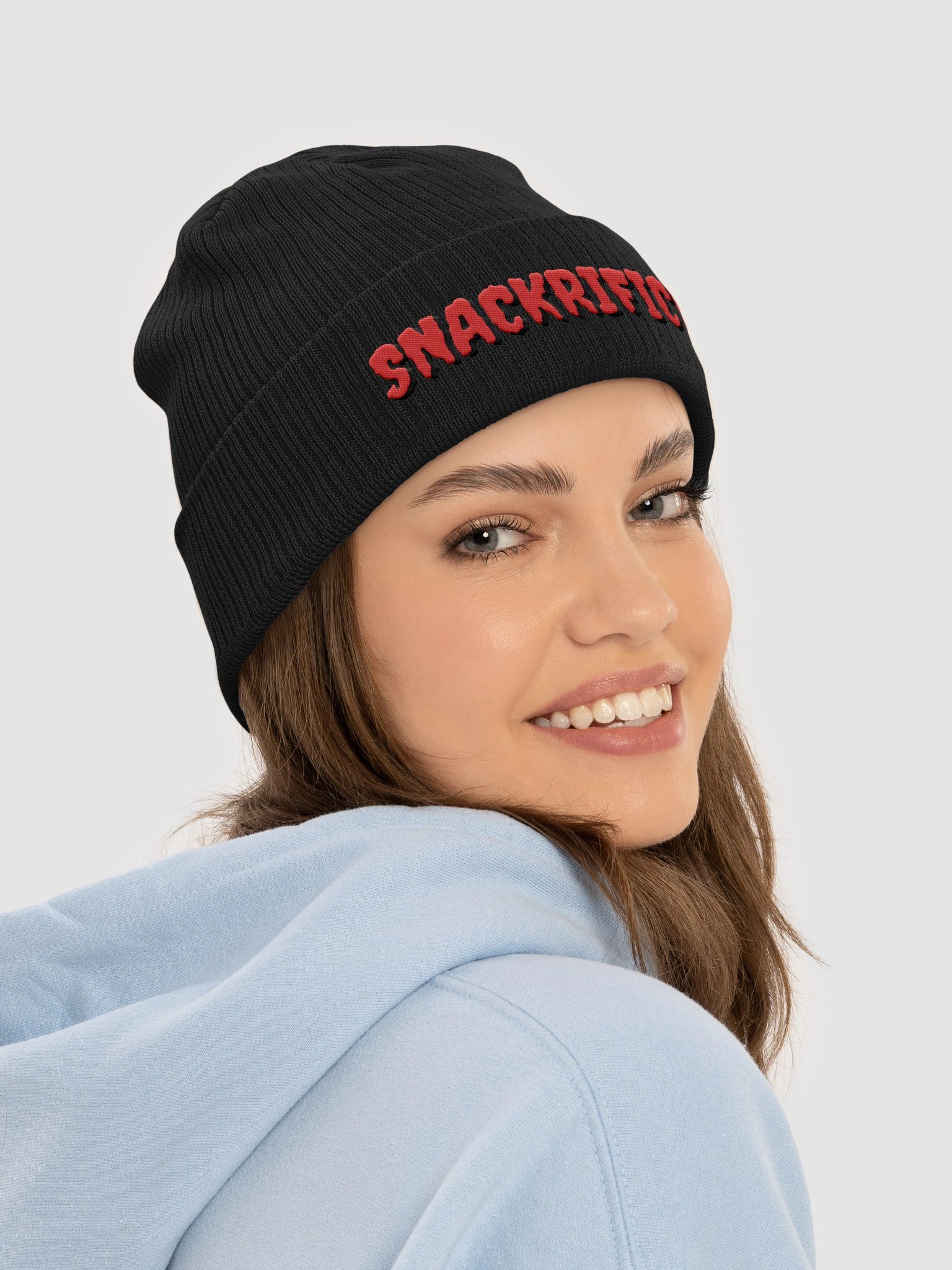 SNACKRIFICE Bold Red Beanie product image (7)