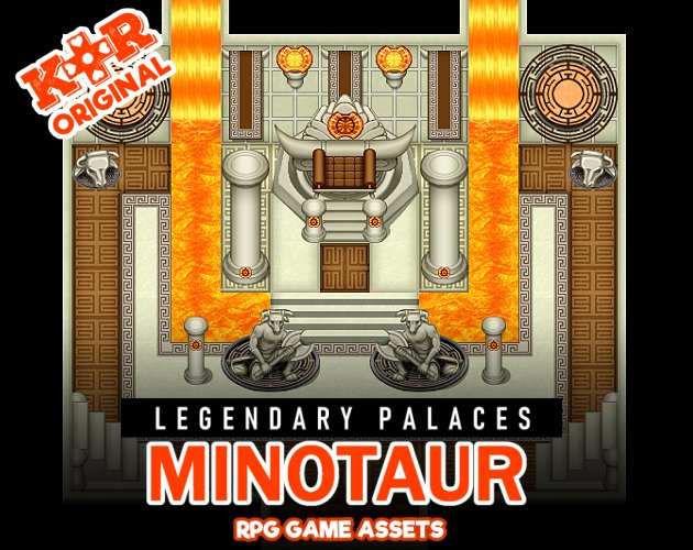 KR Legendary Palaces ~ Minotaur Tileset for RPGs product image (1)