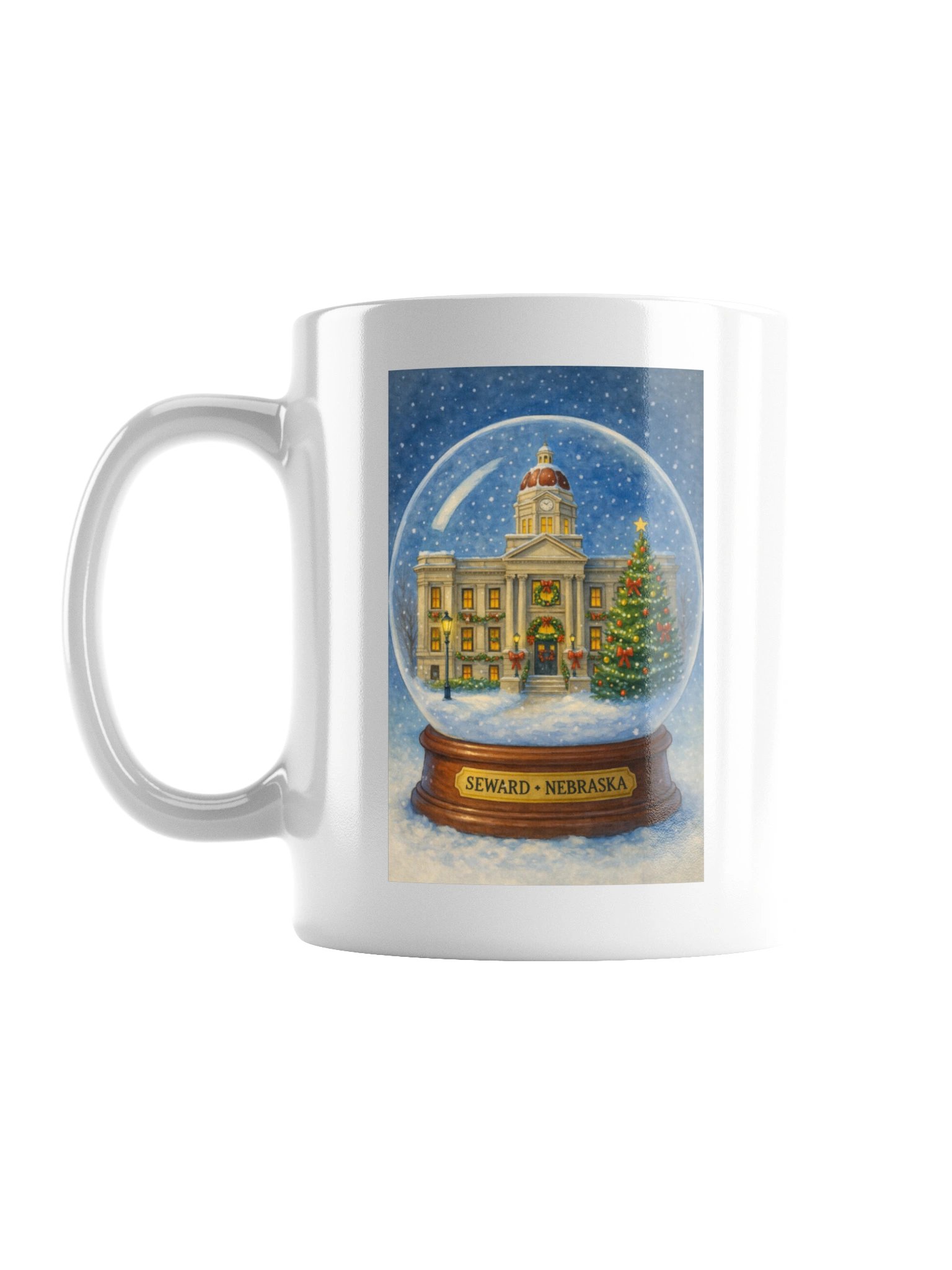 Seward Courthouse Snow globe Cup product image (1)