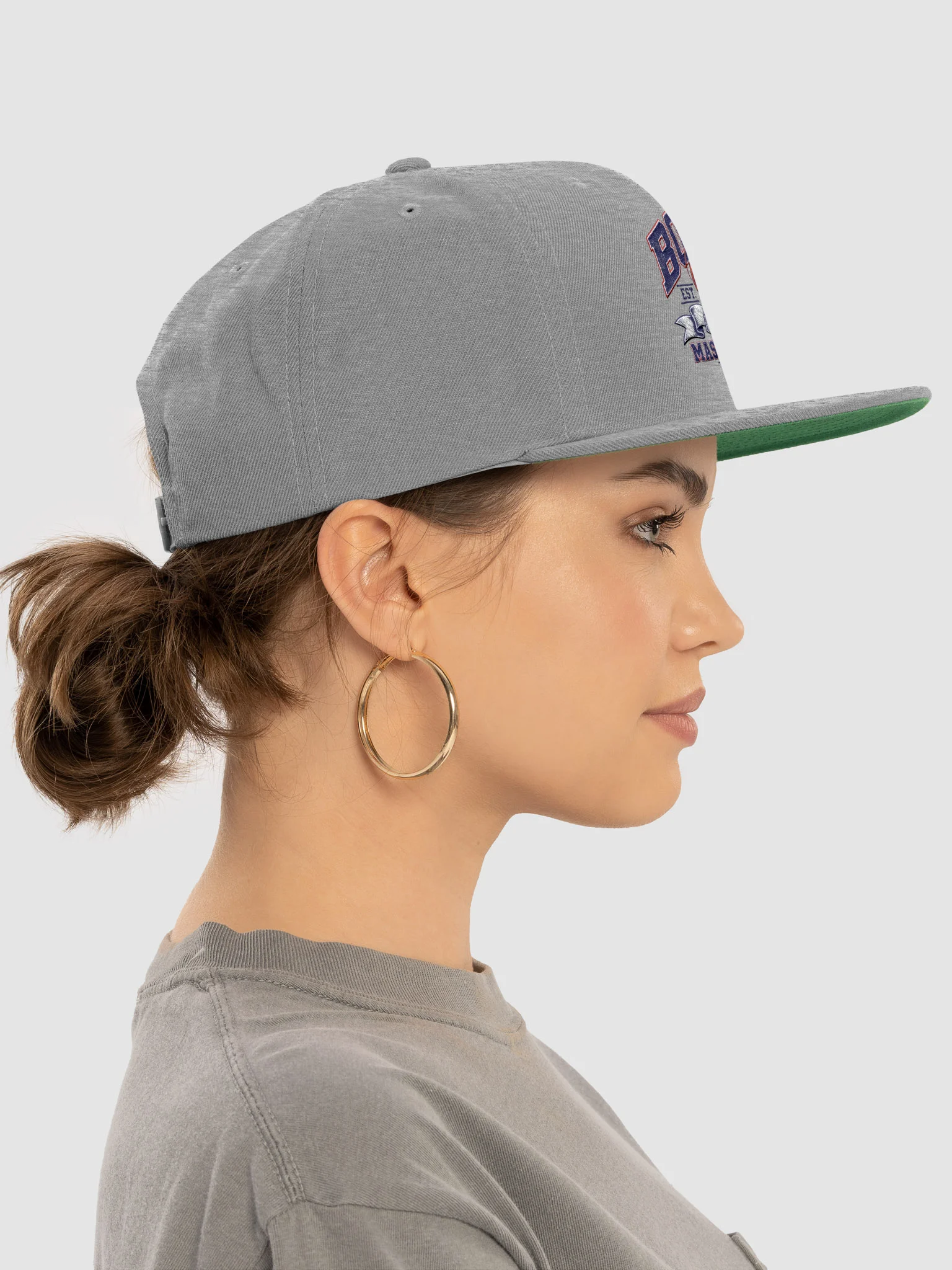 Boston Massachusetts Embroidered Hat product image (6)