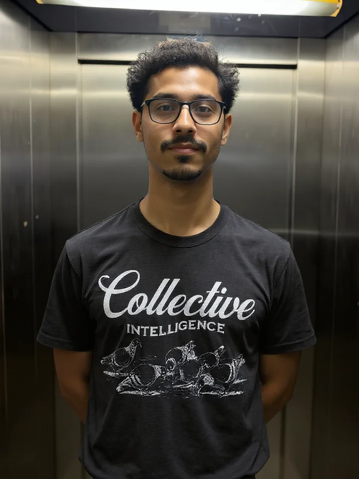 The "Collective Intelligence" Tee – For the Code You Never Write Alone. product image (1)