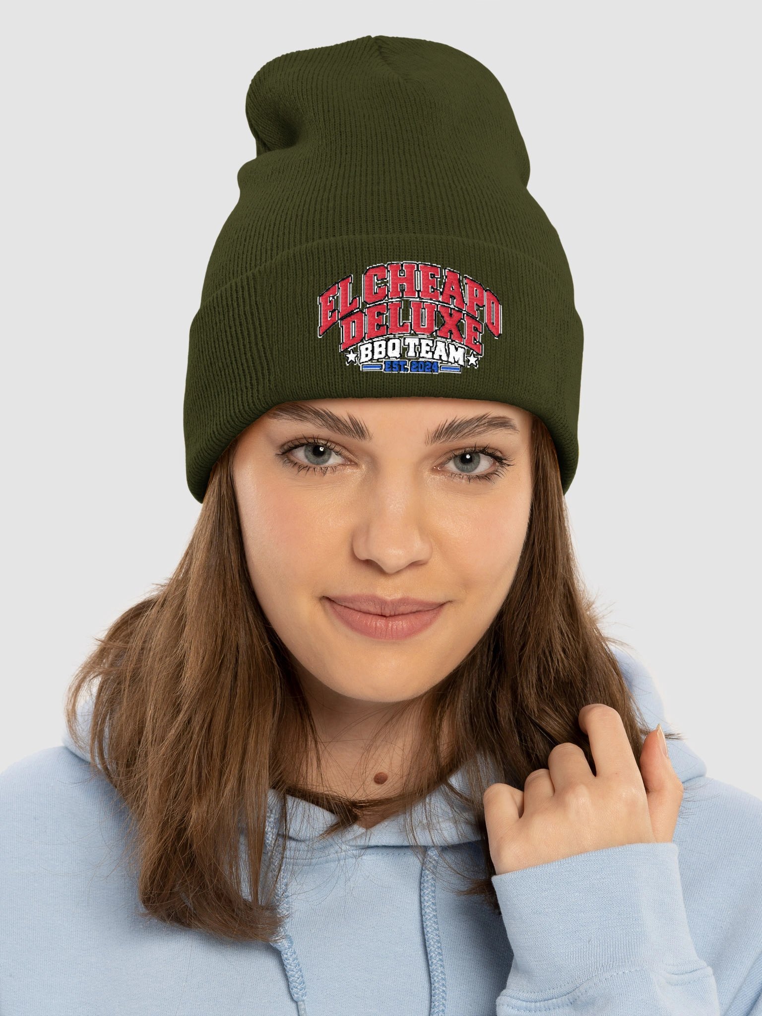 El Cheapo Deluxe BBQ Team - Cuffed Logo Beanie product image (33)