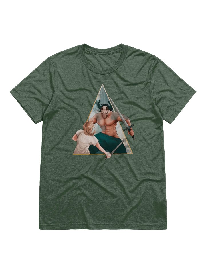 THE LESHY vs ISHANI Triblend T-Shirt - from Short Film Quest for the Sylvan Blade (Lux Arcana) product image (2)