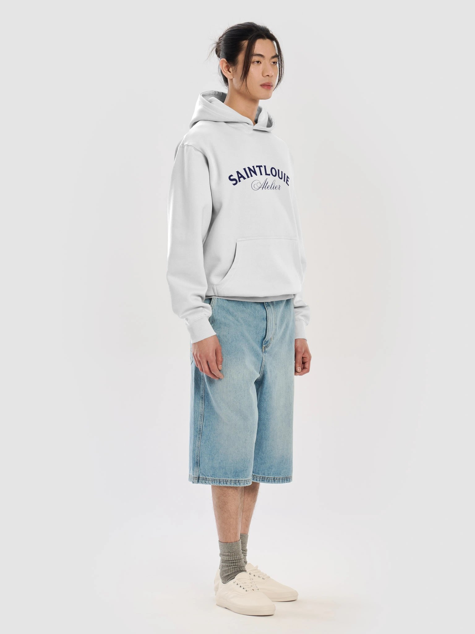 Saint Louie Atelier, Printed Arched Logo Hoodie product image (8)