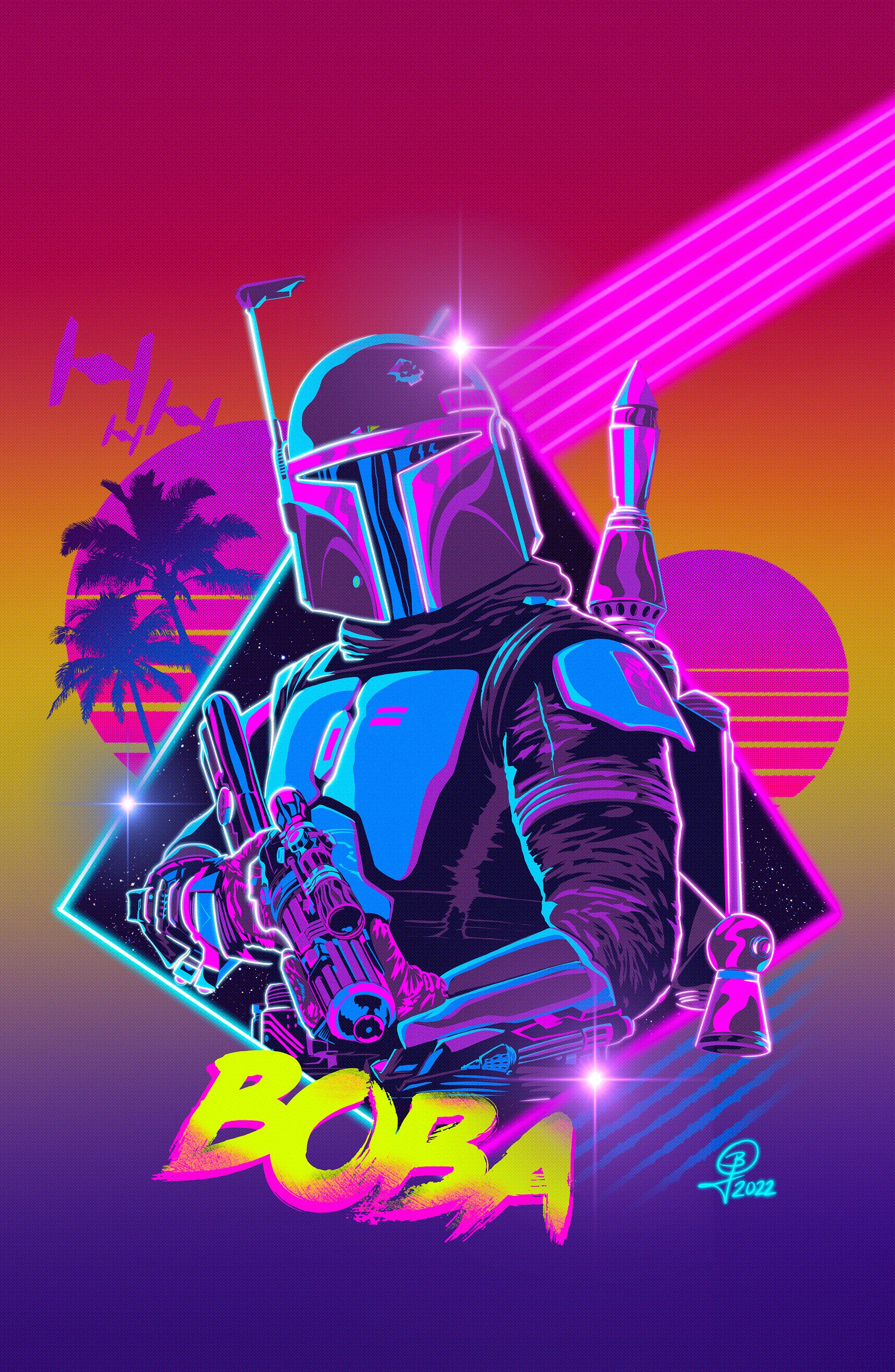 Synth-Boba Digital Art product image (1)