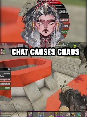 Chat with the most evil trap ever 💀 #riotempress #gaming #funnymoments #fails #ClipGPT #streamladder #7daystodie