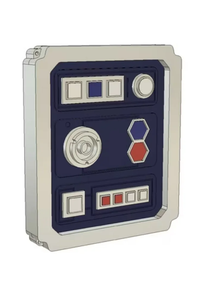 Star Wars Galaxy's Edge Control Panel 3D Model product image (1)