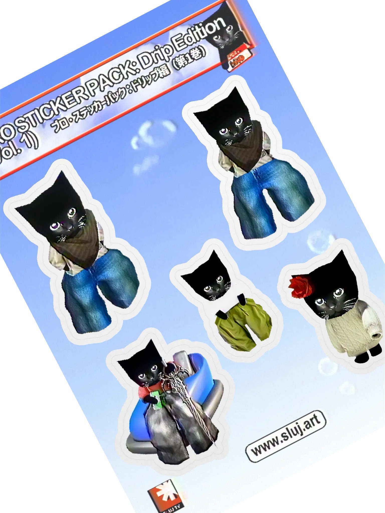 BRO STICKER PACK: Drip Edition (Vol. 1) product image (1)