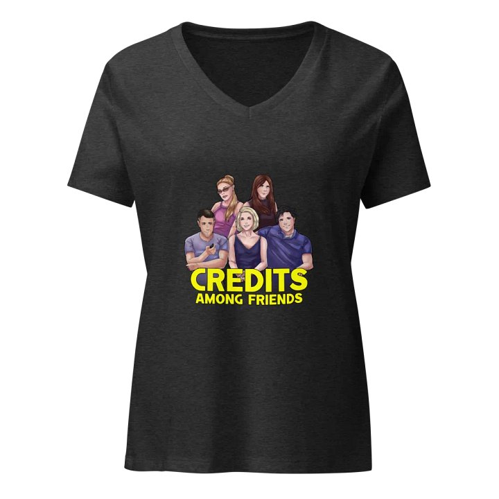 Credits Among Friends - Women's V-Neck T-Shirt (Movie Night Edition) product image (1)