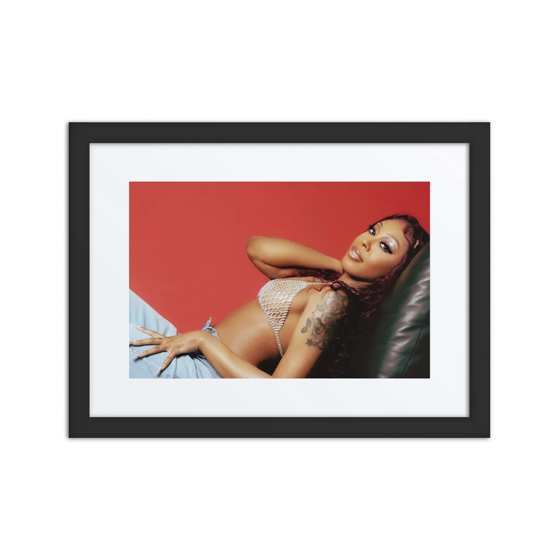 Pearl Jade “Growl” Framed Poster
