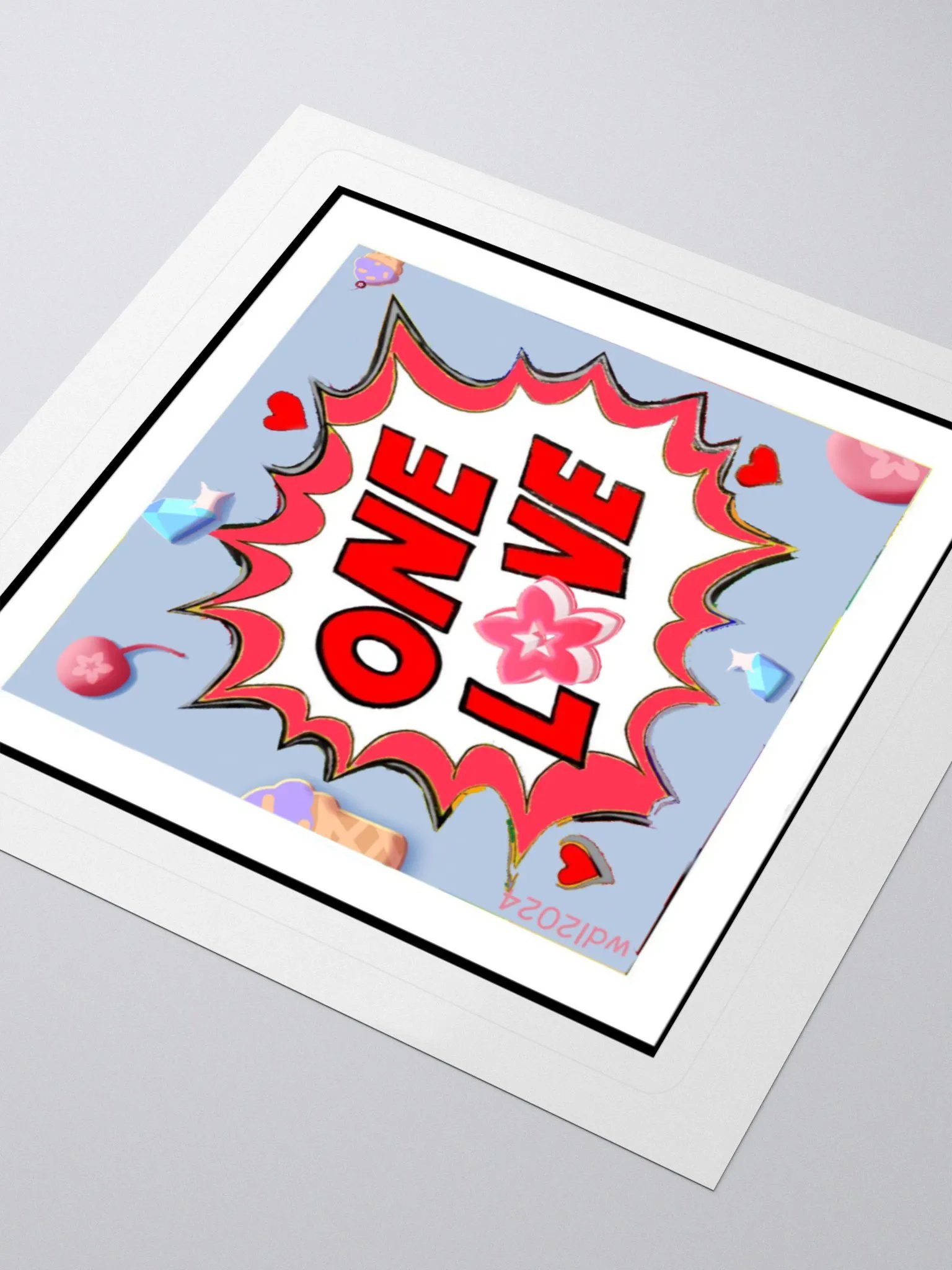 ONE LOVE BLOOM STICKERS product image (12)