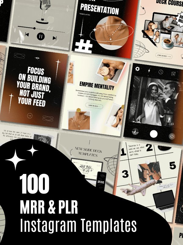 MRR/PLR Instagram Templates for Coaching product image (1)