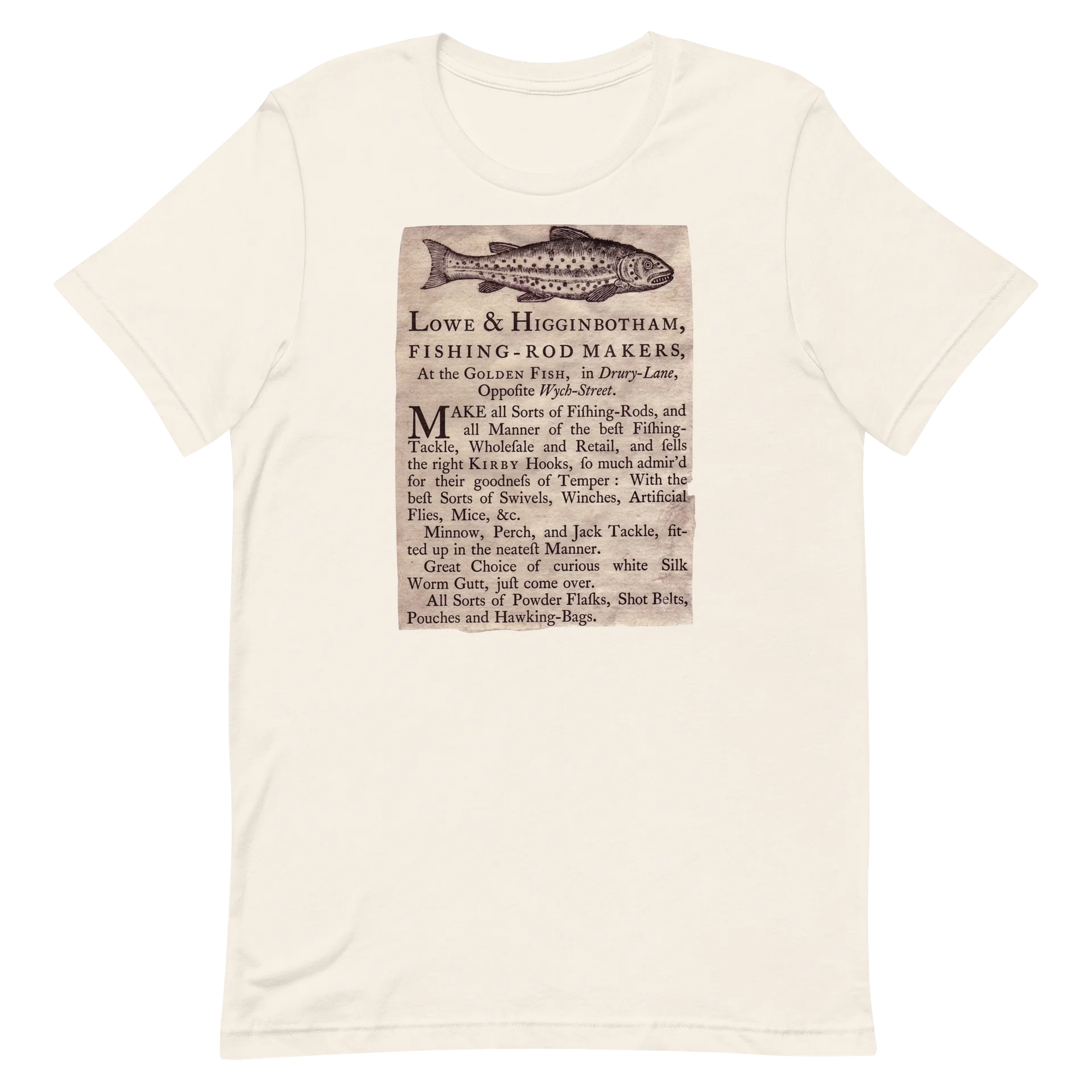 Lowe And Higinbotham Fishing Rod Makers (1790s) T-Shirt product image (62)