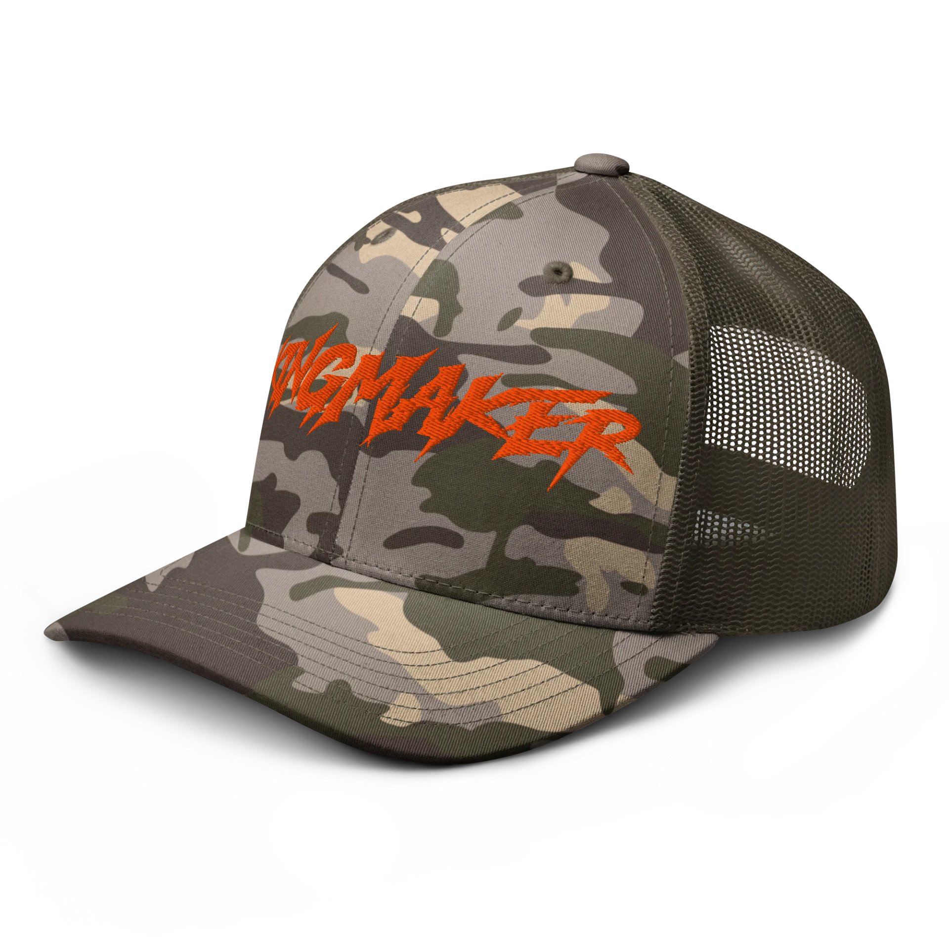 Kingmaker Essentials - Camouflage Trucker Hat (Orange Edit) product image (4)