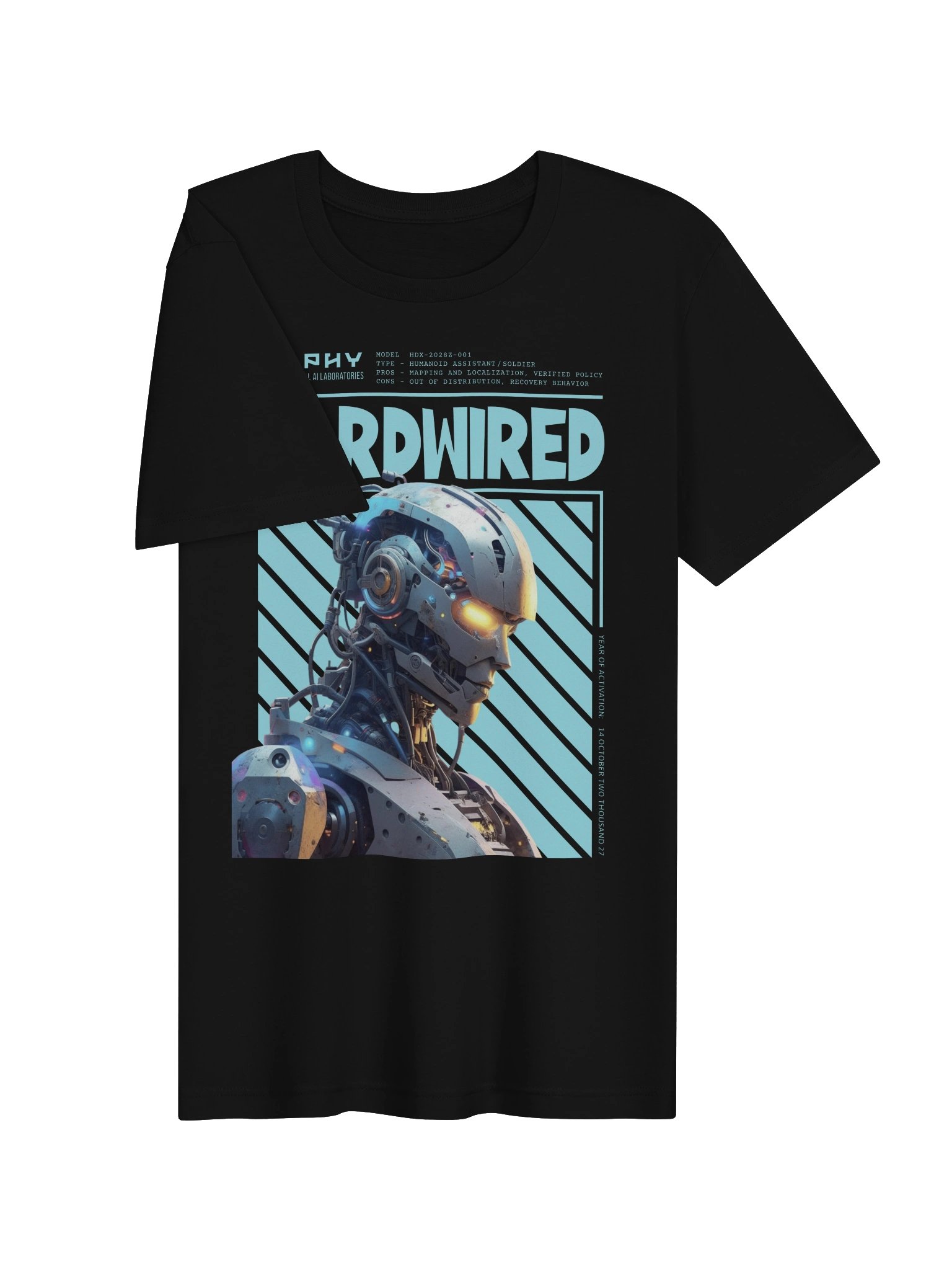 Hardwired | Physical AI Robotics Tee product image (3)