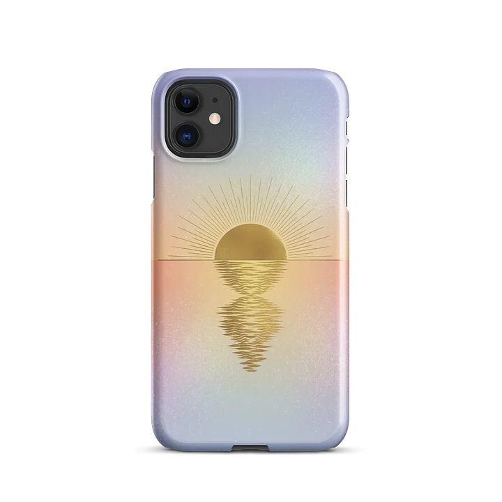 Pastel Sunburst Ripple iPhone Snap Case product image (28)
