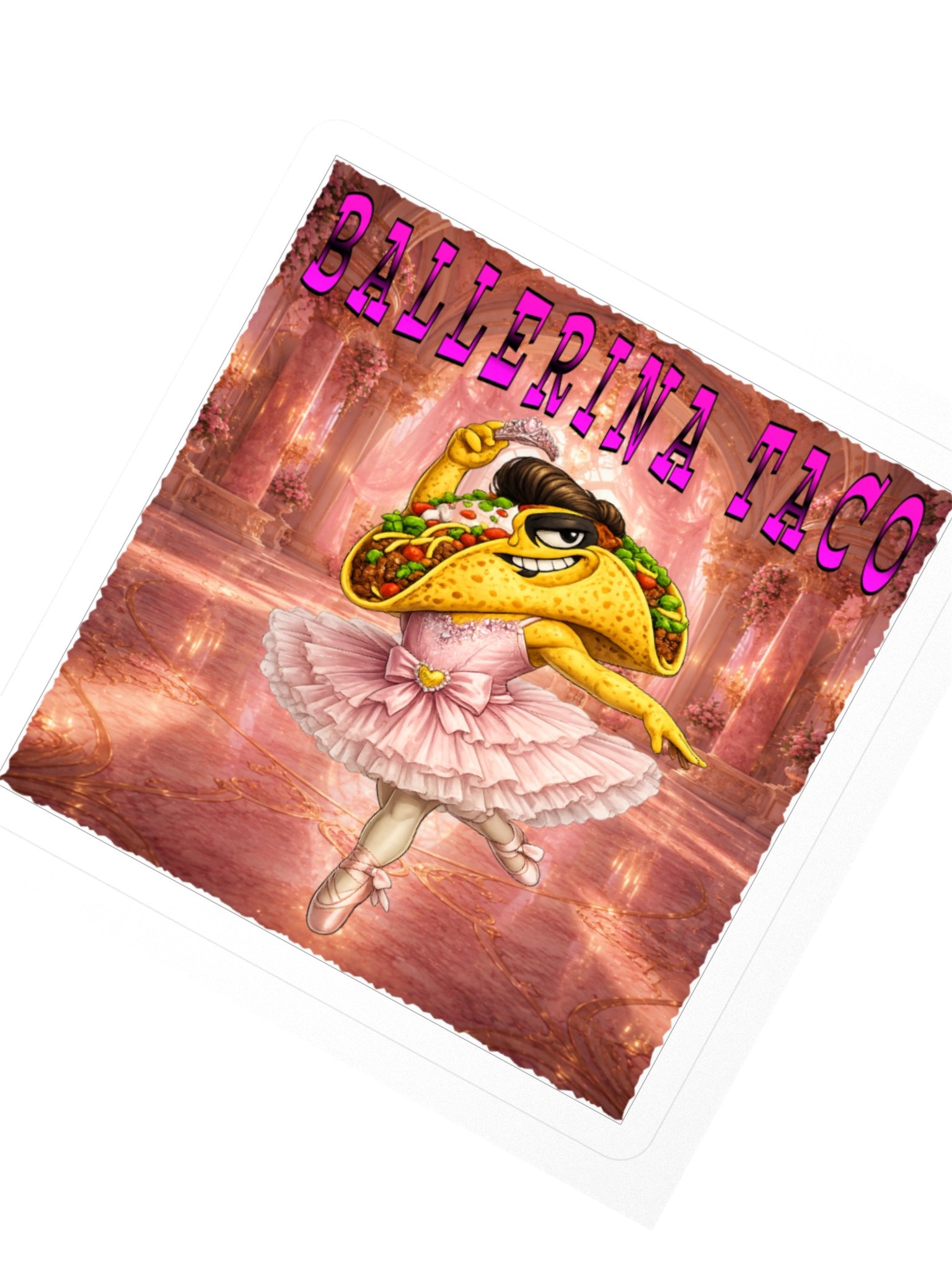 Ballerina Taco Kiss Cut Sticker product image (4)