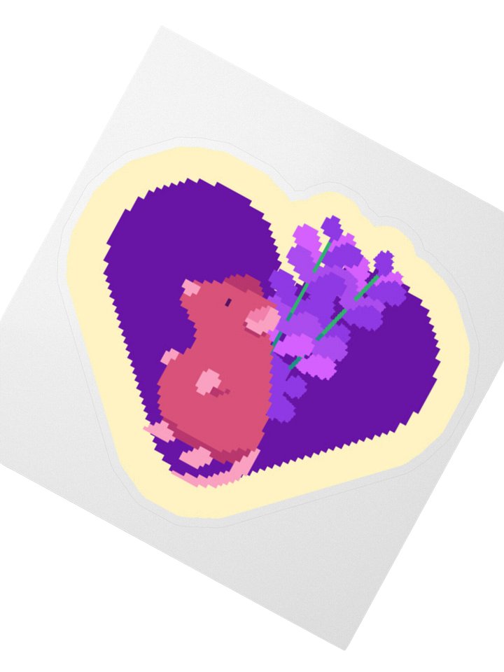 Live Laugh Rat Sticker - The Inspiration product image (1)