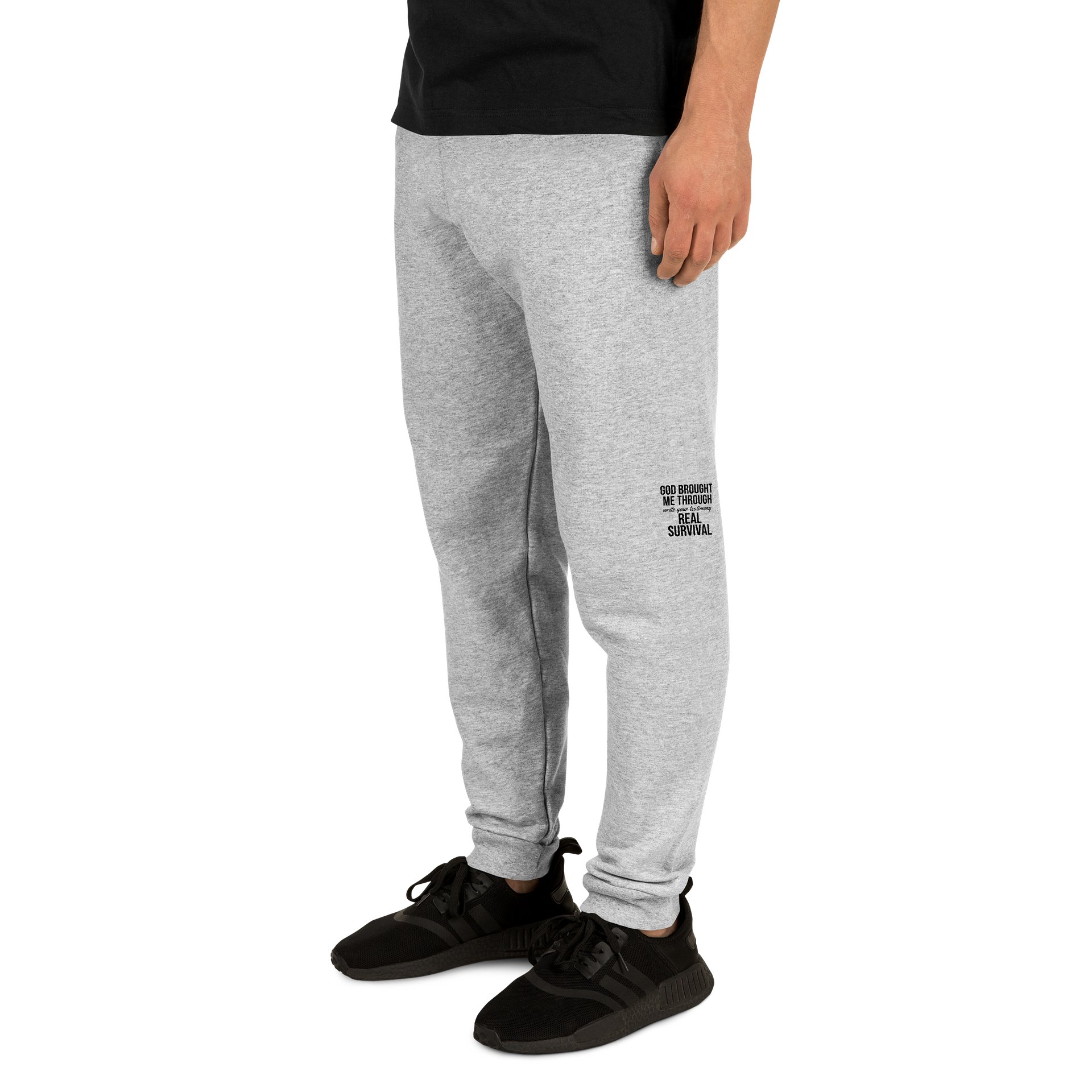 God Brought Me Through “Real Survival” Joggers | GBMT Premium Comfort Sweatpants product image (5)