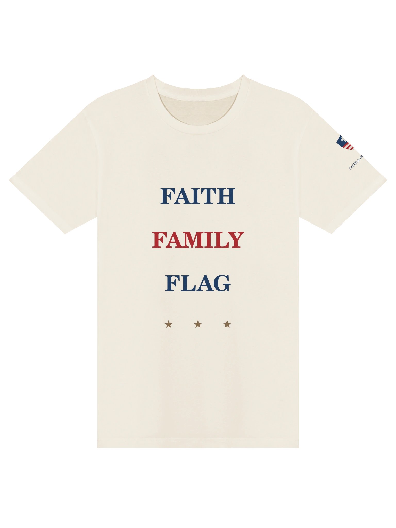 Faith Family Flag Tee product image (1)